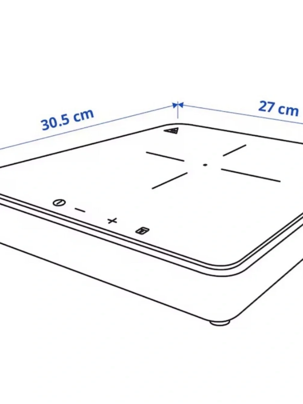 Ikea Kitchen Electric Top, white